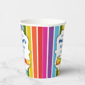 列車のパーソナライズされた誕生日 紙コップ (右)