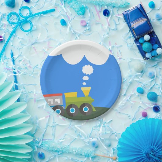 列車のパーティー ペーパープレート (パーティー)