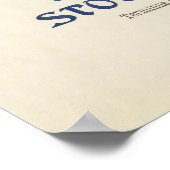 列車のビンテージ表現ポスター ポスター (角)