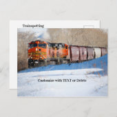 列車のポストカード ポストカード (正面/裏面)