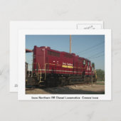 列車のポストカード ポストカード (正面/裏面)