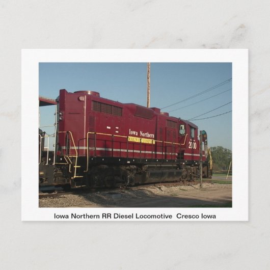 列車のポストカード ポストカード (正面)