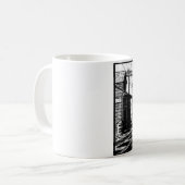 列車のマグ コーヒーマグカップ (正面左)