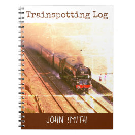 列車のログ、クラシックスチームロトルネド、あなたの名前 ノートブック