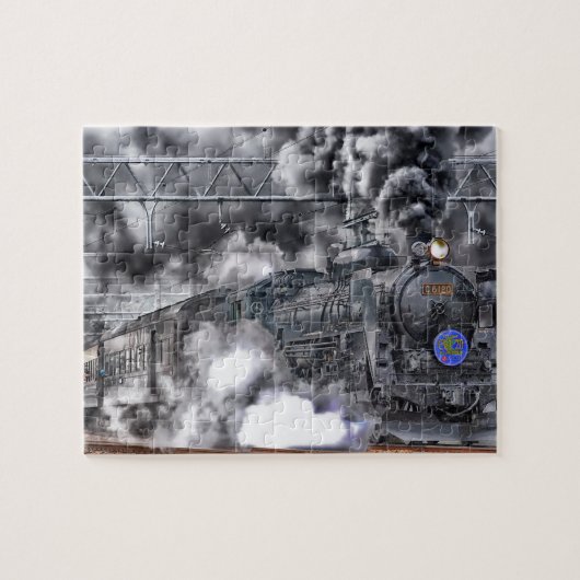 列車のロコモーティブのジグソーパズル ジグソーパズル (横)