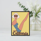 列車のヴィンテージ旅行で南カリフォルニアを訪れる ポストカード (スタンド正面)