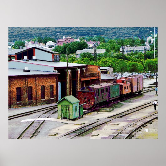 列車の中 ポスター (正面)