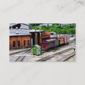 列車の中 名刺 (裏面)