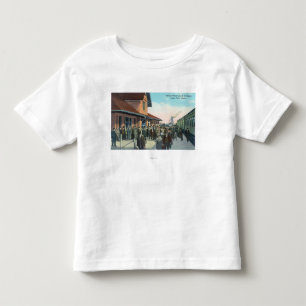 列車の乗客の非搭乗 トドラーTシャツ