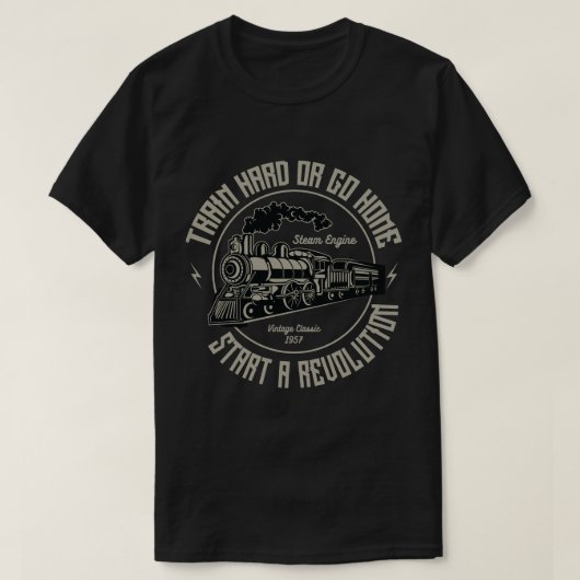 列車の人のTシャツ Tシャツ (デザイン正面)