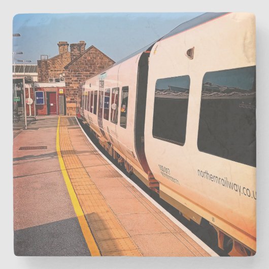 列車の側面 ストーンコースター (正面)