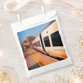 列車の側面 フェイバーバッグ (クリップ留めされた状態)