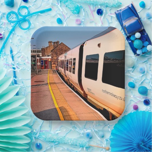 列車の側面 ペーパープレート (パーティー)