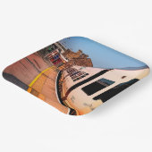 列車の側面 ペーパープレート (傾斜あり)