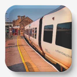 列車の側面 ペーパープレート