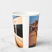 列車の側面 紙コップ (左)