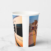 列車の側面 紙コップ (右)