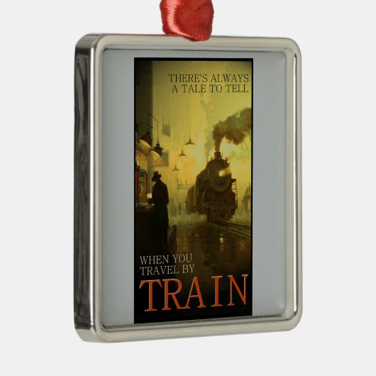 列車の優れたオーナメントによるヴィンテージ旅行 メタルオーナメント