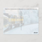 列車の切替え – はがき (裏面)