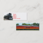 列車の名刺 スキニー名刺 (正面/裏面)