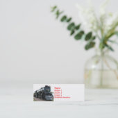 列車の名刺 スキニー名刺 (スタンド正面)