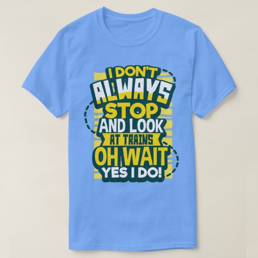列車の問題だ Tシャツ (デザイン正面)