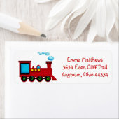 列車の差出人住所ラベル ラベル (インサイチュ)