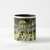 列車の広場、シカゴ連合場所-ヴィンテージ マグカップ (中央)