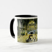 列車の広場、シカゴ連合場所-ヴィンテージ マグカップ (正面左)