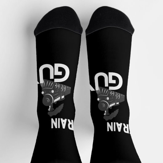 列車の恋人の機関車モデルのソックスのギフト ソックス (上部)