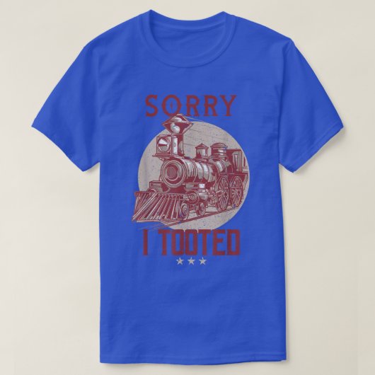 列車の愛おもしろい人の私はヴィンテージデザイン Tシャツ (デザイン正面)