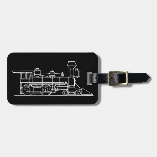 列車の旅行者 ラゲッジタグ (正面横)