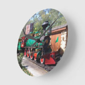 列車の時計 ラウンド壁時計 (傾斜)