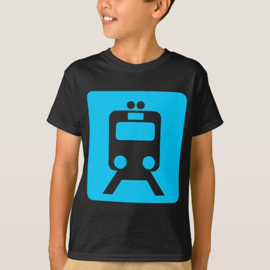 列車の標識 – Tシャツ (正面)