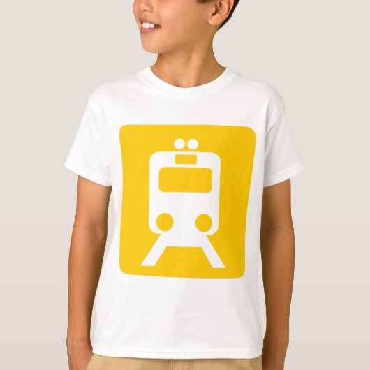 列車の標識 – Tシャツ (正面)