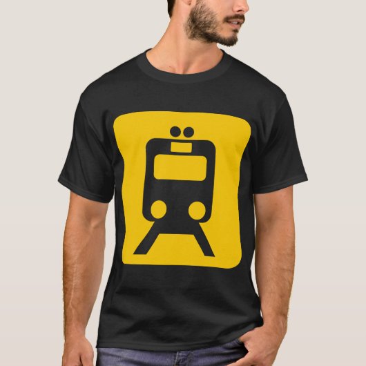 列車の標識 – Tシャツ (正面)