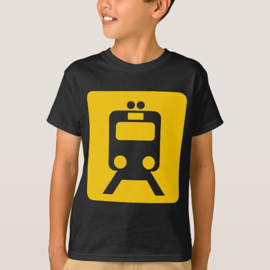 列車の標識 –  Tシャツ (正面)
