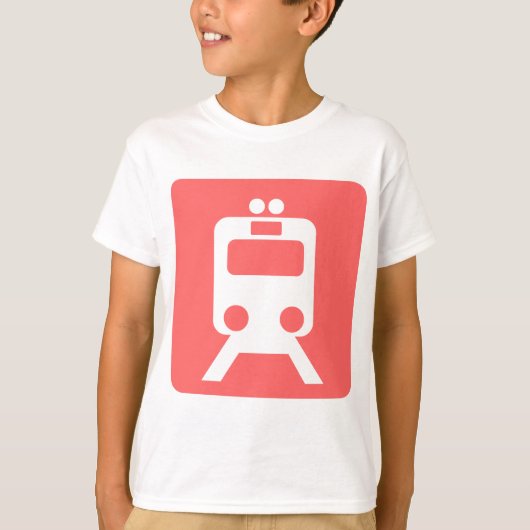 列車の標識 –  Tシャツ (正面)