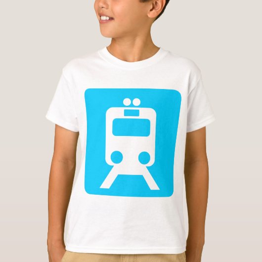 列車の標識 – Tシャツ (正面)