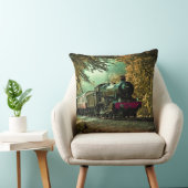 列車の機関車レトロヴィンテージ紅葉 クッション (椅子)