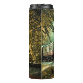 列車の機関車レトロヴィンテージ紅葉 タンブラー (裏面)