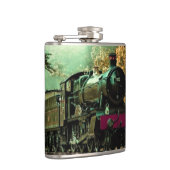 列車の機関車レトロヴィンテージ紅葉 フラスク (右)