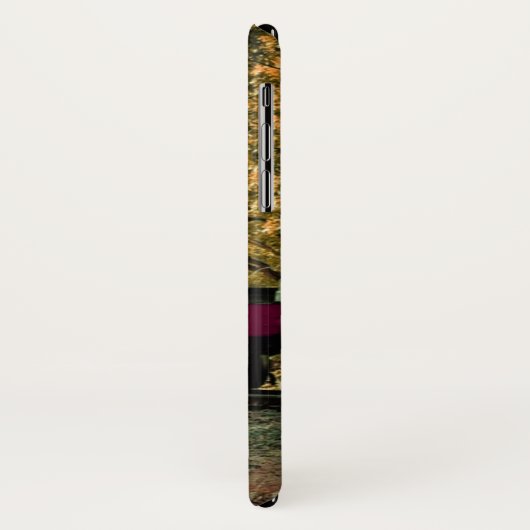 列車の機関車レトロヴィンテージ紅葉 Case-Mate iPhoneケース (裏面/左)