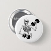 列車の異常なボディビルのロゴ 缶バッジ (正面&裏面)