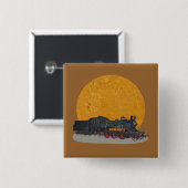 列車の眼識ボタン 缶バッジ (正面&裏面)