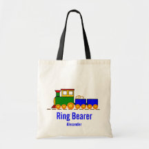 列車の結婚式で指輪を運んで来る人の結婚式のトートバック