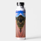 列車の線路 ウォーターボトル (左面)