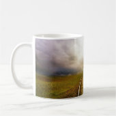 列車の線路 コーヒーマグカップ (左)