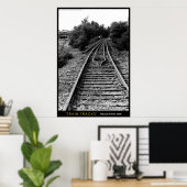 列車の線路 ポスター (ホームオフィス)