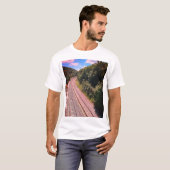 列車の線路 Tシャツ (正面フル)
